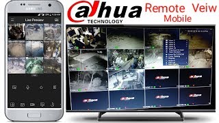 How to Dahua Dvr mobile view Configure by help anyone [upl. by Inalel592]