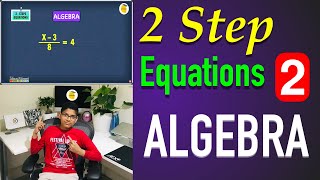 Solving two step equations  Part 2  Algebra Basics  Lessonade [upl. by Ellehsram]