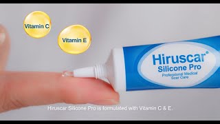 Hiruscar Silicone Pro  Clinically Proven to Treat Surgical Scars [upl. by Airot]