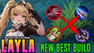 100 BROKEN Layla New Best Build and Emblem  Build Top Global Layla 2024  MLBB [upl. by Spitzer]