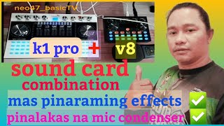 sound card k1 pro YouTube version [upl. by Hgielra380]