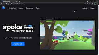 Tutorial 1 Mozilla hubs editor SPOKE [upl. by Ludwig]