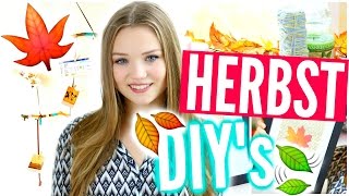 HERBST DIYs  Room Decor Ideen für den Herbst  Julia Beautx [upl. by Lydie]