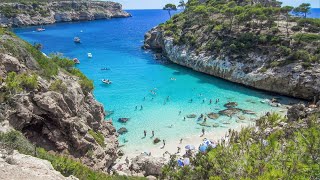 🎵 Deep House Drone 4K Footage 📍 Mallorca Beach Spain [upl. by Eibba435]