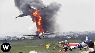 Tragic Most Terrifying Catastrophic Plane Crashes Filmed Seconds Before Disaster  Best Of The Week [upl. by Grindle]