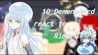 10 Demon lord react to Rimuru [upl. by Leahcimsemaj]