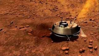 Touchdown of Huygens on Saturns Moon Titan  NASA JPL Cassini Space Science HD Video [upl. by Ybrik]