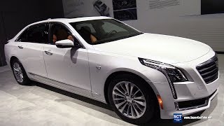 2018 Cadillac CT6 Plug In Hybrid  Exterior and Interior Walkaround  2017 LA Auto Show [upl. by Maloy]