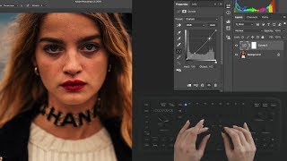 Loupedeck Portrait Editing in Adobe Photoshop [upl. by Eerased949]