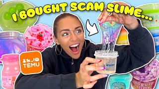 Testing SCAM Slime from TEMU😳 😳 😳 [upl. by Nahama743]