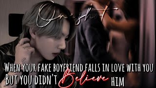 When your fake boyfriend falls in love with you but you dont believe him  Jungkook ff [upl. by Amalita]