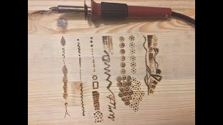 Woodburing tips how to use and change them [upl. by Adnohsirk]