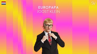 Joost Klein  Europapa Lyrics Video [upl. by Painter]