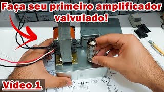 AMPLIFICADOR VALVULADO  Construa seu primeiro amp💡  Esquema  Projeto  Passo a passo VÍDEO 1 🔊 [upl. by Elrebma148]