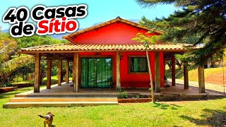 40 CASAS DE SÍTIO SIMPLES COM VARANDA ACONCHEGANTE [upl. by Theodoric428]