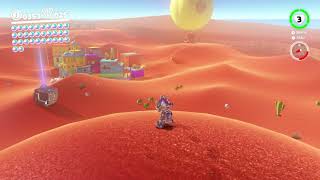 Super Mario Odyssey  Sand Kingdom Moon 17 Top of a Dune [upl. by Attiuqaj]