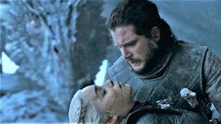 Jon Snow kills Daenerys by Stabbing and Drogon came for Her Scene  GOT 8x06 Finale [upl. by Elyl]