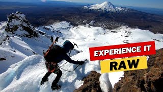 WITHOUT editing Pinnacle Ridge Traverse on Mt Ruapehu [upl. by Elli]