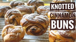 KNOTTED CINNAMON BUNS KANEEL BROODJES [upl. by Erasaec]