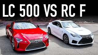 Lexus LC 500 Vs Lexus RC FIs The LC 500 a Scam [upl. by Anolahs]