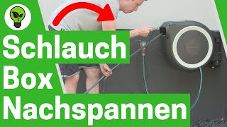 Gardena Schlauchbox Nachspannen ✅ ULTIMATIVE ANLEITUNG Wie Roll Up Schlauch Feder Richtig Spannen [upl. by Orpah]