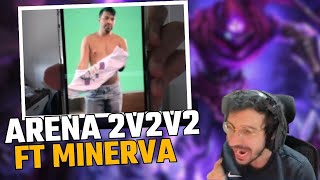 REVOLTA E MINERVA  MODO ARENA 2V2V2V2 [upl. by Krefetz]