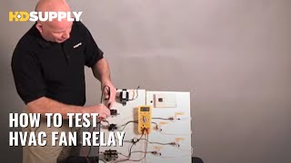 How To Test HVAC Fan Relay  HD Supply [upl. by Busby368]