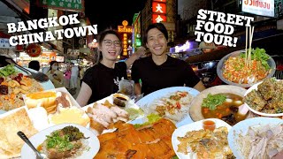 ULTIMATE BANGKOK CHINATOWN STREET FOOD TOUR  TOP 10 MUST TRY THAI STREET FOOD IN YAOWARAT [upl. by Iggy]