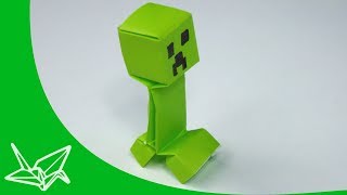 Minecraft Creeper Origami [upl. by Fairfax216]