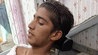 Skin cleansing hair wax haircut and beard style MHC boys hair style [upl. by Klayman196]