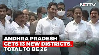 Andhra Pradesh Gets A New Map Doubles Districts To 26 [upl. by Ariek]