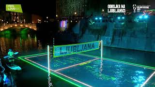 LivestreamVoleyball on the Ljubljanica river– Odbojka na Ljubljanici [upl. by Zeph212]