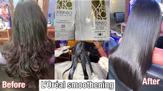 L’Oréal smootheningSmoothening karne ka sahi tarika  Detail process of smoothening [upl. by Tammara]