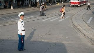 Streets of North Korea GoPro Video Roadtrip in Pyongyang [upl. by Amhsirak]