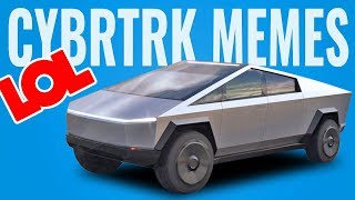 Top 10 Funniest Tesla Pickup Truck Memes  Cybertruck Humor [upl. by Fabron335]