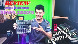 MESA DE SOM XENYX 1202FX BEHRINGER  PEQUENA E COMPLETA  REVIEW [upl. by Hersch]