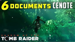 Location of Documents in Cenote  SHADOW OF THE TOMB RAIDER [upl. by Pinsky]