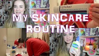 My Skincare Routine  Epiduo [upl. by Nyla549]