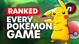 The Best Pokémon Games Ranked [upl. by Kannav]