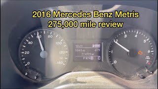 Mercedes Benz Metris 275000 mi review [upl. by Curtice714]