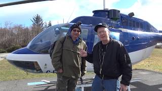 Bigfoot Investigation Helicopter Insertion and Extraction on Maude Island BC [upl. by Nyrat795]