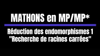 Exercice maths MPMP  Réduction des endomorphismes 1 [upl. by Heeley]