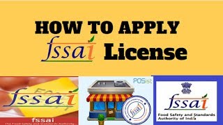 HOW TO APPLY FSSAI LICENSE [upl. by Abe515]