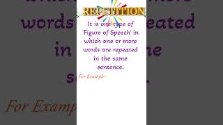 Repetition Figure of Speech repetition figureofspeech अलंकार salimsir [upl. by Yrennalf782]