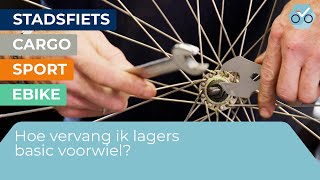 Hoe vervang ik lagers in een basic voorwiel 280 [upl. by Ifar]