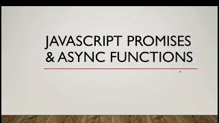 JavaScript AsyncAwait  Promises  LWC Example  Salesforce [upl. by Trevorr320]