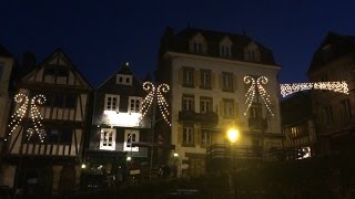 Illuminations de Noël à Morlaix [upl. by Anilec784]