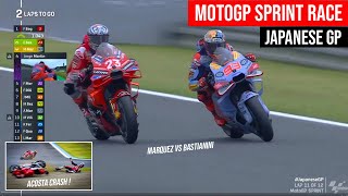 Sprint Race Results  Live Race MotoGP Today  JapaneseGP sprintrace [upl. by Cock]