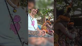 Hitting the Chillum with the Babas in India kickstreaming sampepperlive shorts viral india [upl. by Aicrag]