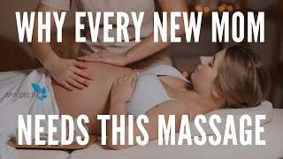 Postpartum Recovery Why Moms Need Lymphatic Drainage Massage After Birth [upl. by Anaet]